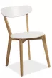 MOSSO jedlensk stolika, dub/biela