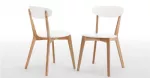 MILAN jedlensk stolika, dub/biela