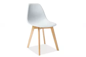 MORIS plastov stolika, buk/siv
