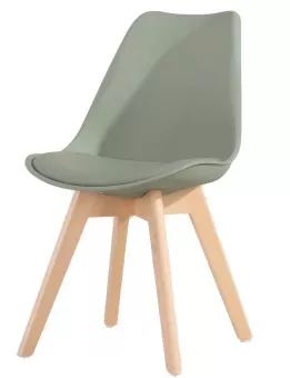 KROS jedlensk stolika, oliva/buk