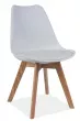 KRIS jedlensk stolika, biela/dub