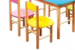 AD251 detsk stolika, buk/lt