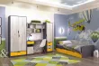 DISNEY detská izba, biely craft / grafit / žltá