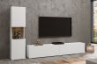 AVA 09 modern set skrinka + tv stolk biela/ dub wotan