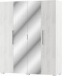 ROMBO satnkov skrina 4D, biela/light artwood