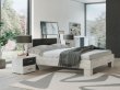 LILEA NEW manelsk postel 160, antracit/light artwood