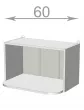 Kuchynsk regl na mikrovlnku 60, WM6036, korpus biely