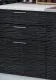 VALERIA doln skrinka so zsuvkou 40D1S, biela/black stripe