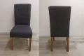 SCUTI jedlensk stolika, siv/orech 