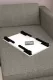 LAPTOP skladac stolk na laptop, biela