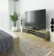 RTV stolk 160 cm pod TV - remeselncky dub-grafit siv
