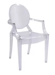LUIS stolička, transparentná