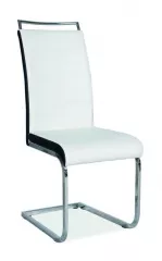 SIGNAL - H-441 kovová stolička, biela