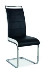SIGNAL - H-441 kovová stolička, čierna