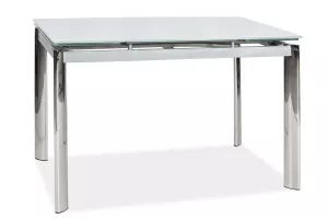 GD-020 jedálenský rozkladací stôl, biely