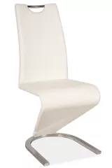 H-090 jedálenská stolička, biela