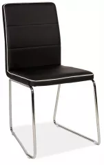 H-210 jedálenská stolička, čierna