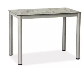DAMAR jedálenský stôl 100x60 cm, šedý