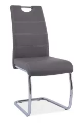 H-666 jedálenská stolička, šedá