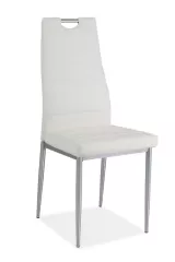 H-260 jedálenská stolička, biela