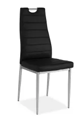 H-260 jedálenská stolička, čierna