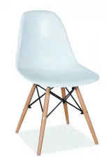ENZO-MODENA jedálenská stolička, buk/biela