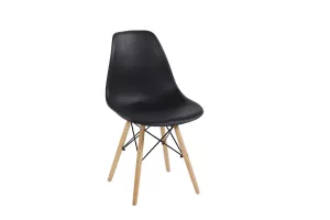CINKLA 2 jedálenská stolička, buk/čierna