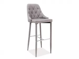 TRIX H1 barová stolička, šedá