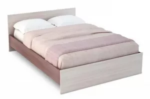 BASYA lacná manželská posteľ 160x200 KP-558, jasan šimo