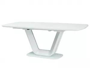 ARMANI 160 jedálenský rozkladací stôl, biely
