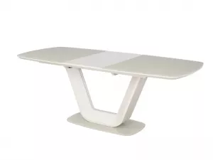 ARMANI 160 jedálenský rozkladací stôl, krémový
