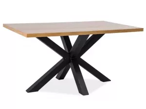CROSS jedálenský stôl 150x90, prírodná dýha