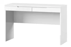 SELENE 31 pracovný stôl, biela/biely lesk
