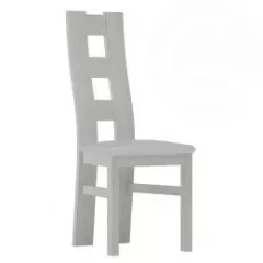 TADEUSZ jedálenská stolička, biela