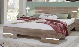 Moderná posteľ ANNA 292 dub muddy 140x190 cm