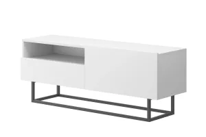 Dizajnový TV stolík ENJOY ERTVSZ120 biela