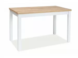 ADAM jedálenský stôl 100x60 cm, dub zlatý craft /biely matný