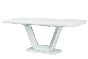 ARMANI 140 jedálenský rozkladací stôl, biely
