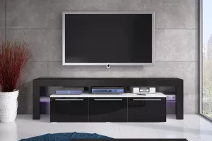 RTV BETA 150 Plus TV stolík čierny lesk