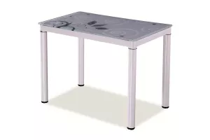 DAMAR jedálenský stôl 80x60 cm, biely