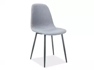 FOX jedálenská stolička, šedá - čierna