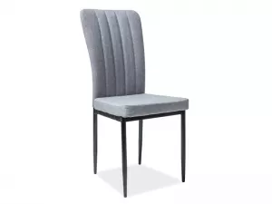 H-733 jedálenská stolička, šedá, čierna