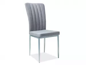 H-733 jedálenská stolička, aluminium, šedá