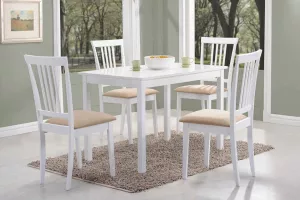 FIORD jedálenský stôl 80 x 60, biela