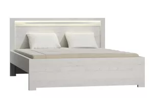 INDIANA manželská posteľ 160 - I-19, craft biely