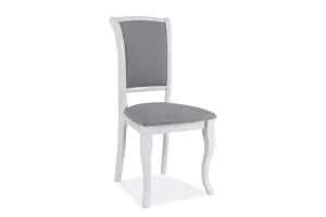 MN-SC jedálenská stolička biela/sivá