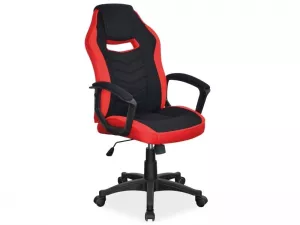 CAMARO kancelárske kreslo, čierna, červená