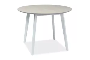 MOSSO II jedálenský stôl 90 x 90, dub bielený