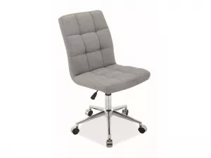 Q-020 kancelárska stolička, šedá