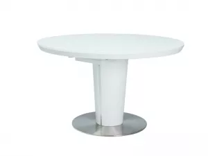ORBIT, jedálenský stôl, biela matná